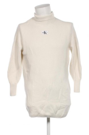 Ανδρικό πουλόβερ Calvin Klein, Μέγεθος S, Χρώμα Εκρού, Τιμή 35,50 €