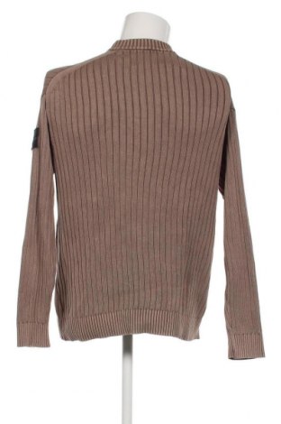 Ανδρικό πουλόβερ Calvin Klein Jeans, Μέγεθος L, Χρώμα  Μπέζ, Τιμή 24,68 €