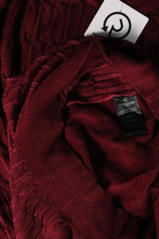 Мъжки пуловер Cavallaro Napoli, Размер L, Цвят Червен, Цена 44,00 лв.