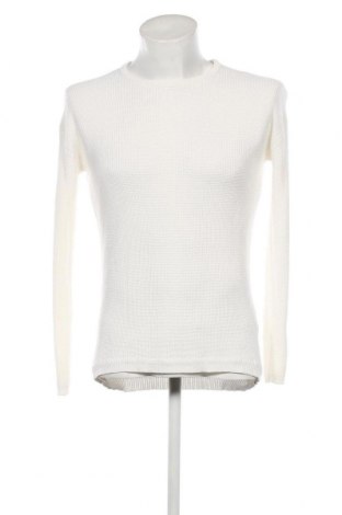 Мъжки пуловер Charles Vogele, Размер S, Цвят Бял, Цена 14,08 лв.