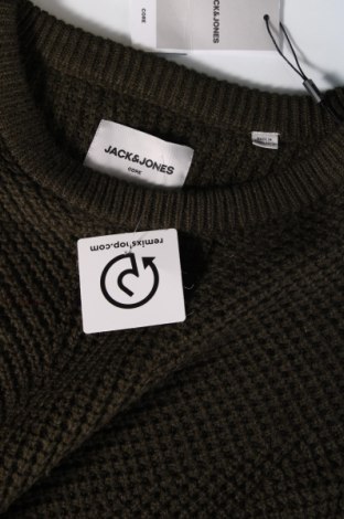 Мъжки пуловер Core By Jack & Jones, Размер 4XL, Цвят Зелен, Цена 36,72 лв.