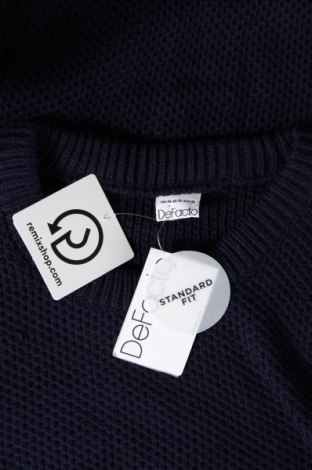 Мъжки пуловер Defacto, Размер XL, Цвят Син, Цена 23,92 лв.