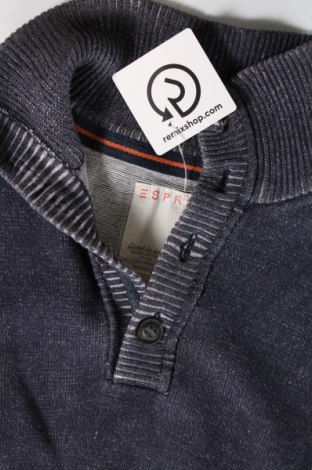 Ανδρικό πουλόβερ Esprit, Μέγεθος L, Χρώμα Μπλέ, Τιμή 4,01 €