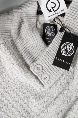 Мъжки пуловер Hopenlife, Размер XXL, Цвят Сив, Цена 19,14 лв.
