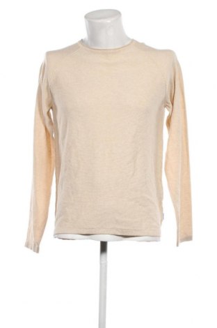 Herrenpullover Jack & Jones, Größe M, Farbe Beige, Preis 17,99 €