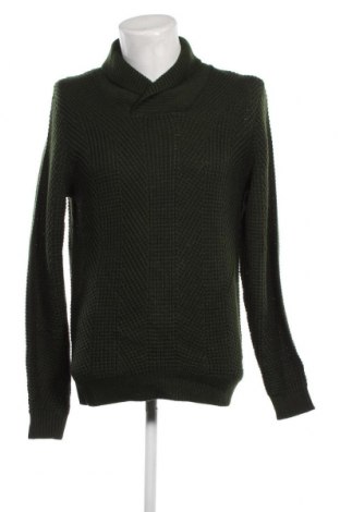 Мъжки пуловер Jack & Jones, Размер L, Цвят Зелен, Цена 14,28 лв.