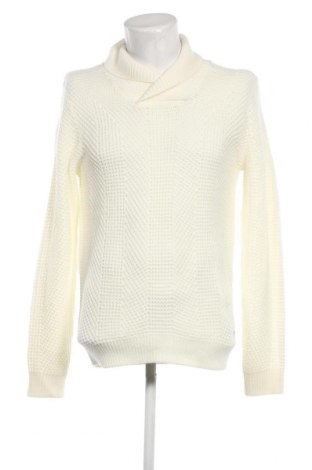 Мъжки пуловер Jack & Jones, Размер L, Цвят Бял, Цена 17,00 лв.
