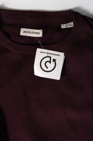 Мъжки пуловер Jack & Jones, Размер L, Цвят Червен, Цена 30,60 лв.