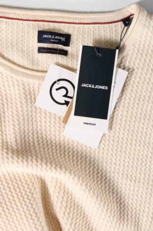 Herrenpullover Jack & Jones PREMIUM, Größe L, Farbe Beige, Preis 8,41 €