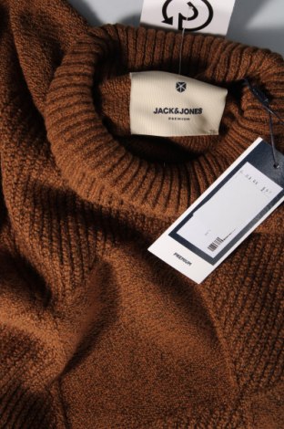 Мъжки пуловер Jack & Jones PREMIUM, Размер L, Цвят Кафяв, Цена 34,00 лв.