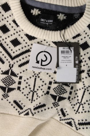 Ανδρικό πουλόβερ Only & Sons, Μέγεθος S, Χρώμα Πολύχρωμο, Τιμή 8,54 €