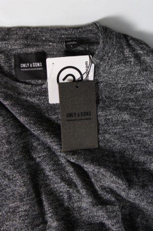 Pánsky sveter  Only & Sons, Veľkosť L, Farba Sivá, Cena  8,77 €