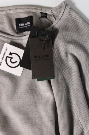 Pánsky sveter  Only & Sons, Veľkosť L, Farba Sivá, Cena  8,06 €