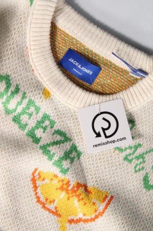 Ανδρικό πουλόβερ Originals By Jack & Jones, Μέγεθος M, Χρώμα  Μπέζ, Τιμή 10,52 €