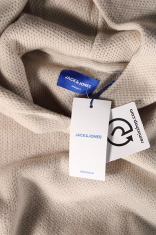 Herrenpullover Originals By Jack & Jones, Größe M, Farbe Beige, Preis 35,05 €