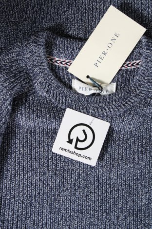 Ανδρικό πουλόβερ Pier One, Μέγεθος L, Χρώμα Μπλέ, Τιμή 11,62 €