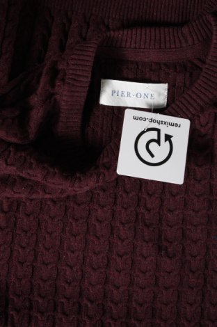 Ανδρικό πουλόβερ Pier One, Μέγεθος M, Χρώμα Κόκκινο, Τιμή 11,62 €