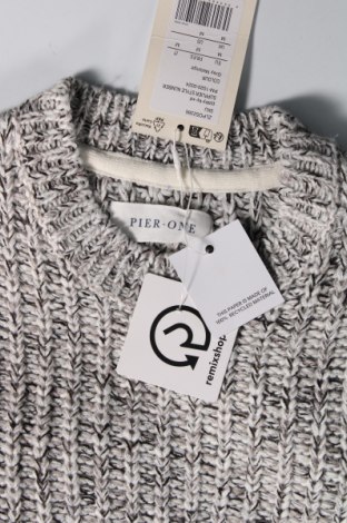 Мъжки пуловер Pier One, Размер M, Цвят Сив, Цена 17,48 лв.
