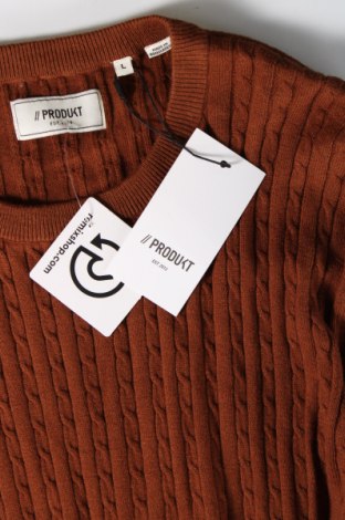 Мъжки пуловер Produkt by Jack & Jones, Размер L, Цвят Кафяв, Цена 15,64 лв.