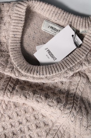 Мъжки пуловер Produkt by Jack & Jones, Размер L, Цвят Бежов, Цена 14,96 лв.