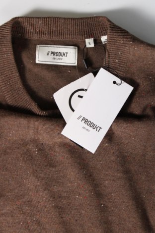 Ανδρικό πουλόβερ Produkt by Jack & Jones, Μέγεθος L, Χρώμα Καφέ, Τιμή 35,05 €