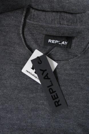 Мъжки пуловер Replay, Размер S, Цвят Сив, Цена 103,14 лв.