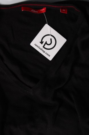 Ανδρικό πουλόβερ S.Oliver, Μέγεθος S, Χρώμα Μαύρο, Τιμή 14,85 €
