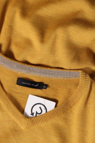 Ανδρικό πουλόβερ Selected Homme, Μέγεθος XXL, Χρώμα Κίτρινο, Τιμή 8,12 €
