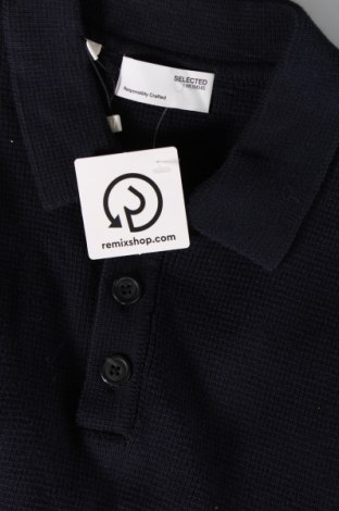 Ανδρικό πουλόβερ Selected Homme, Μέγεθος L, Χρώμα Μπλέ, Τιμή 35,05 €