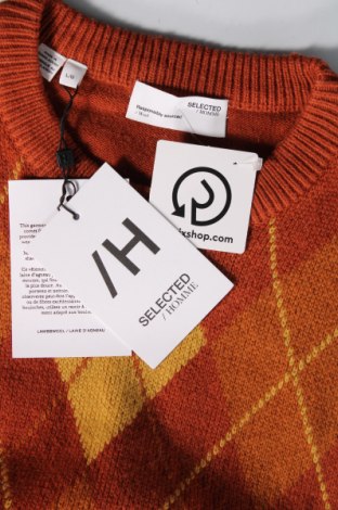 Pánsky sveter  Selected Homme, Veľkosť L, Farba Hnedá, Cena  35,05 €
