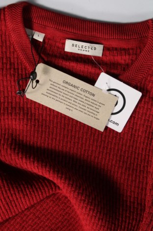 Herrenpullover Selected Homme, Größe L, Farbe Rot, Preis € 16,47