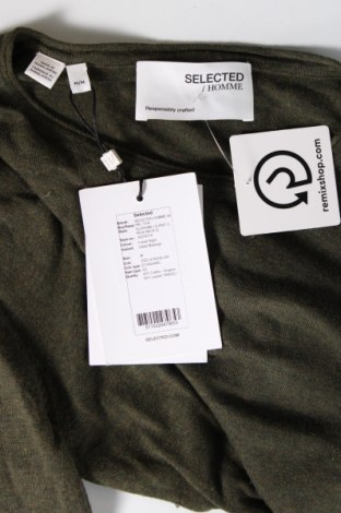 Pánsky sveter  Selected Homme, Veľkosť M, Farba Zelená, Cena  35,05 €