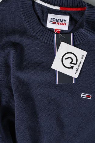 Męski sweter Tommy Jeans, Rozmiar S, Kolor Niebieski, Cena 258,60 zł