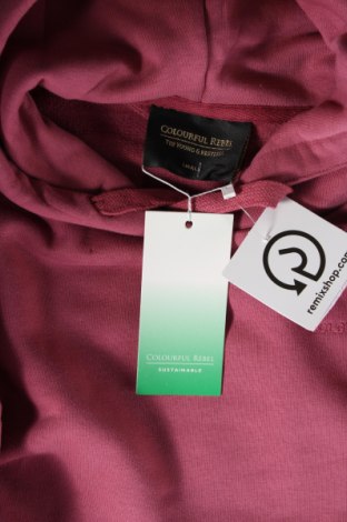 Ανδρικό φούτερ Colourful Rebel, Μέγεθος S, Χρώμα Ρόζ , Τιμή 12,11 €