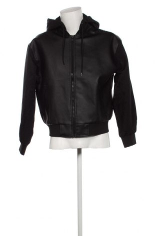 Ανδρικό δερμάτινο μπουφάν Calvin Klein Jeans, Μέγεθος M, Χρώμα Μαύρο, Τιμή 102,12 €
