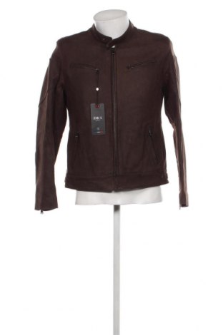 Ανδρικό δερμάτινο μπουφάν DKS Leather, Μέγεθος L, Χρώμα Καφέ, Τιμή 333,51 €