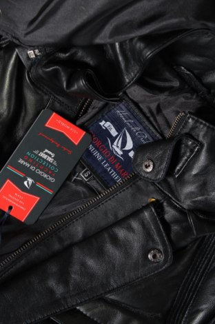 Pánska kožená bunda  Giorgio Di Mare, Veľkosť S, Farba Čierna, Cena  120,50 €