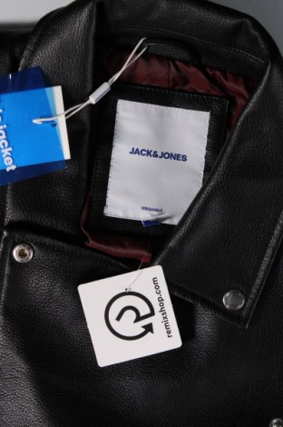 Pánská kožená bunda  Jack & Jones, Velikost XL, Barva Černá, Cena  1 377,00 Kč