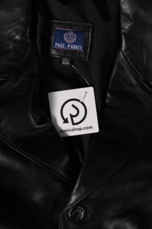 Ανδρικό δερμάτινο μπουφάν Paul Parker, Μέγεθος XXL, Χρώμα Μαύρο, Τιμή 323,50 €