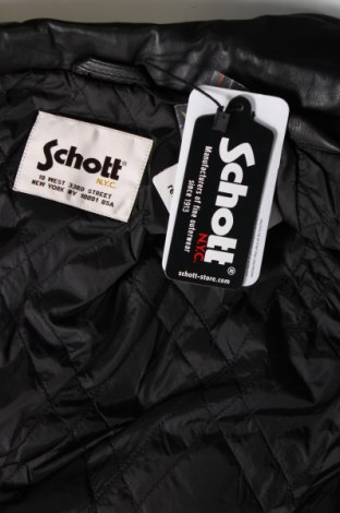 Pánská kožená bunda  Schott, Velikost M, Barva Černá, Cena  8 439,00 Kč