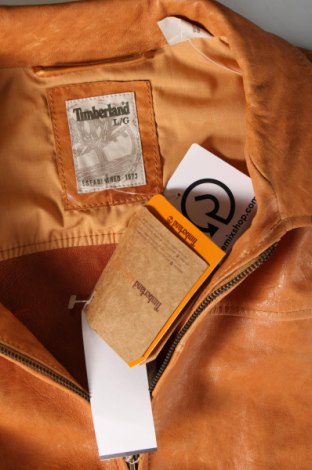 Pánská kožená bunda  Timberland, Velikost L, Barva Hnědá, Cena  9 377,00 Kč