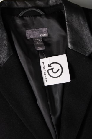 Мъжко палто H&M, Размер L, Цвят Черен, Цена 70,97 лв.