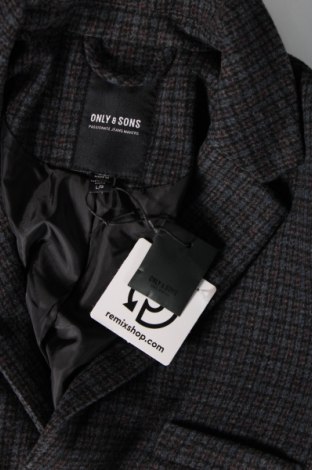Ανδρικά παλτό Only & Sons, Μέγεθος L, Χρώμα Μπλέ, Τιμή 23,05 €