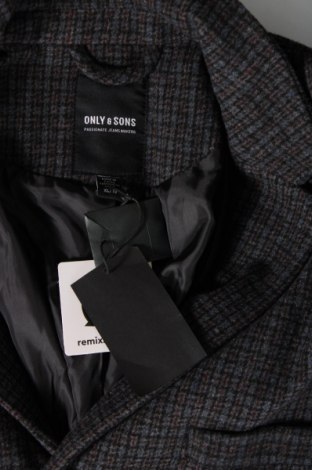 Ανδρικά παλτό Only & Sons, Μέγεθος XL, Χρώμα Μπλέ, Τιμή 23,05 €