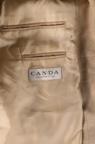Мъжко сако Canda, Размер XL, Цвят Бежов, Цена 24,15 лв.