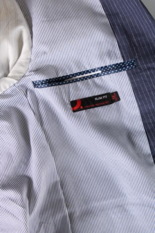 Ανδρικό σακάκι Dressmann, Μέγεθος L, Χρώμα Μπλέ, Τιμή 21,99 €