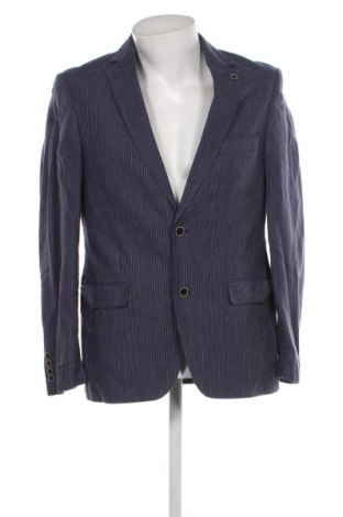 Ανδρικό σακάκι Dressmann, Μέγεθος L, Χρώμα Μπλέ, Τιμή 13,19 €