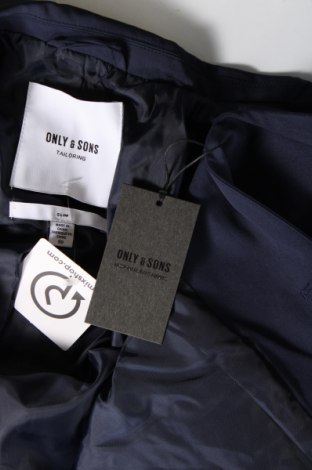 Ανδρικό σακάκι Only & Sons, Μέγεθος L, Χρώμα Μπλέ, Τιμή 19,12 €