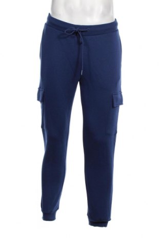 Pantaloni trening de bărbați Urban Classics, Mărime M, Culoare Albastru, Preț 134,87 Lei
