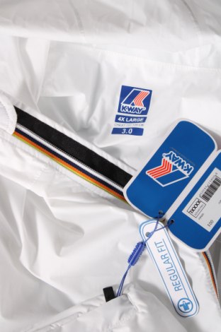 Pánska športová bunda  K-Way, Veľkosť 4XL, Farba Biela, Cena  56,85 €